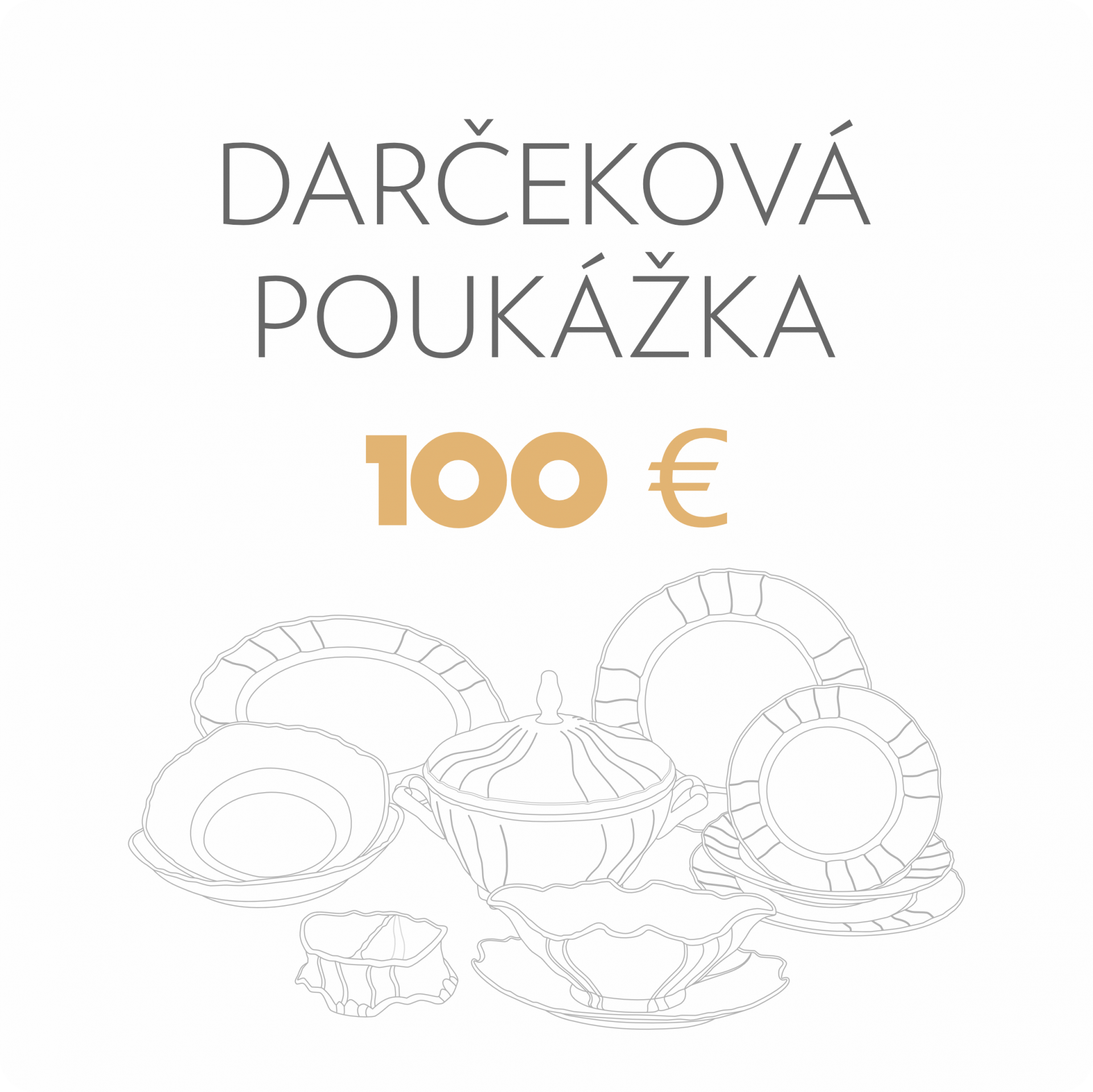 Darčeková poukážka v hodnote 100€