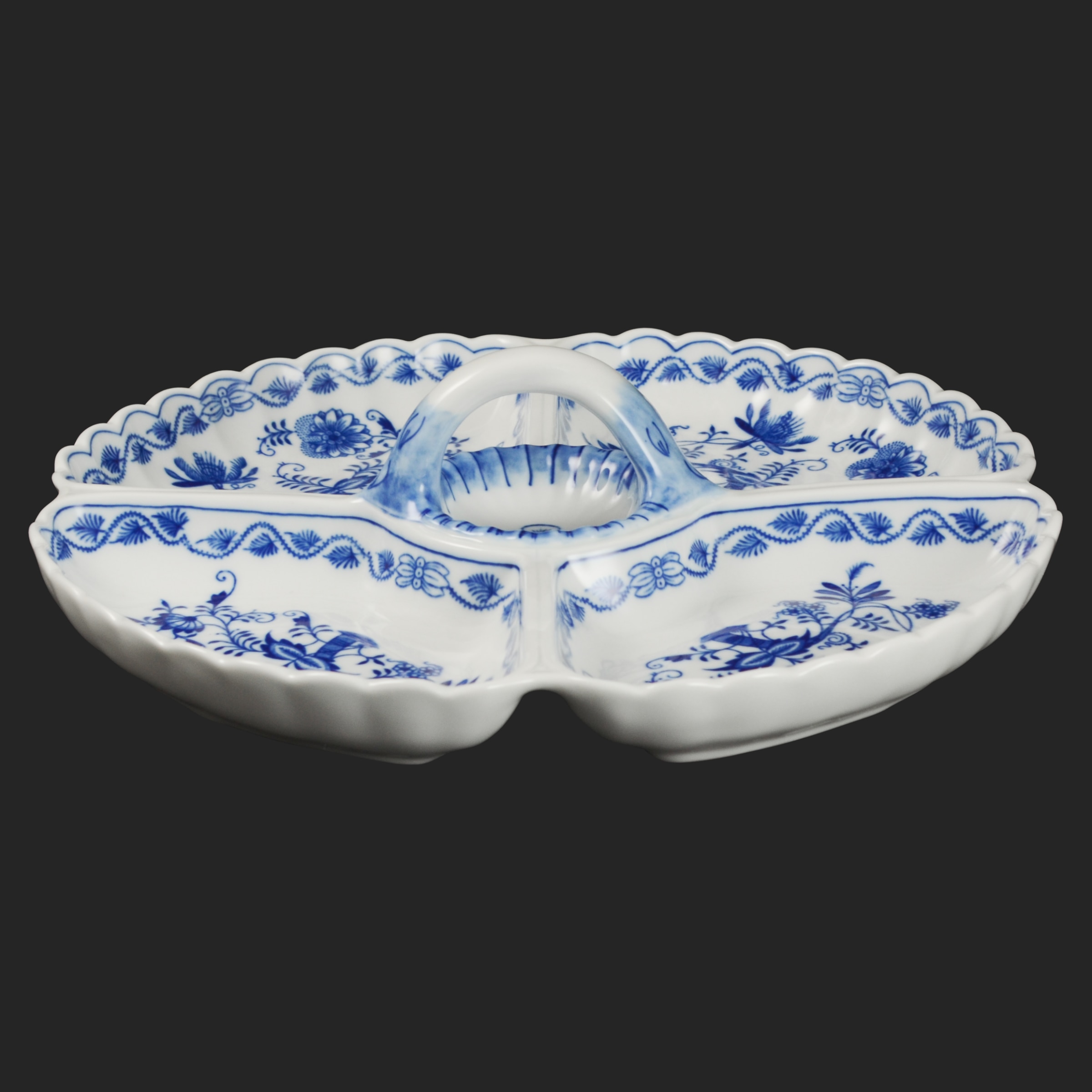 Kabaretka 4-dielna 32cm Originál cibuľový porcelán Dubí